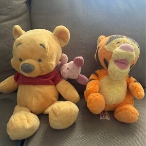 Winnie the Pooh and Tigger Plushies